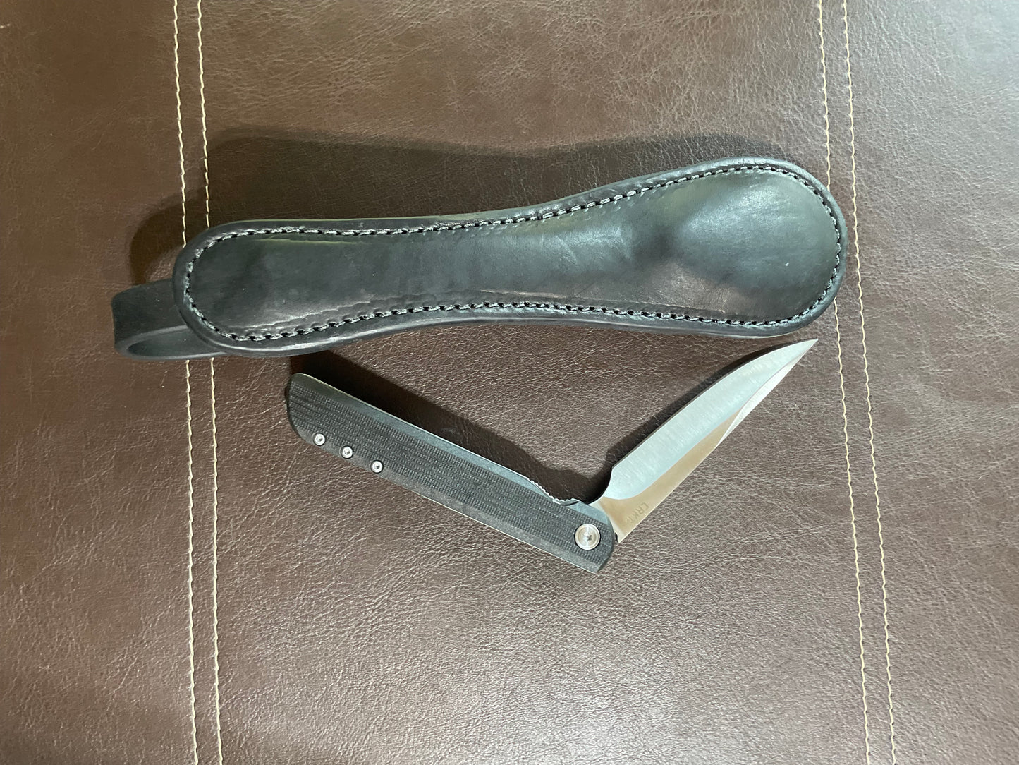 Classic Black Long slugger and CRKT EDC